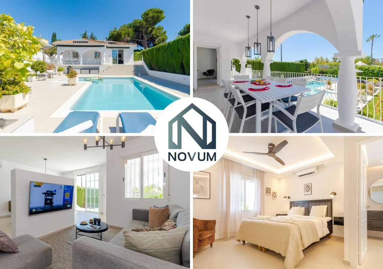 Modern Villa With Heated Pool & Bbq Next To The Beach Marbella